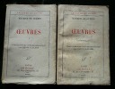 Oeuvres. Tome I et II. Correspondance. . Maurice de Guérin. Etablissement du texte et introduction par Henri Clouard.