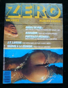 Magazine Zéro, mensuel n°10. Zéro vacances, numéro double, juillet-août 1987.