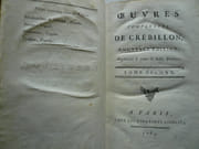 Oeuvres complettes de Crébillon. Nouvelle édition. par Crebillon - Image 5