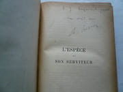 L'espèce et son serviteur (sexualité, moralité). par André Cresson - Image 2