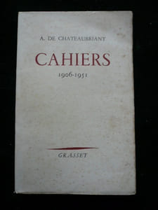 Cahiers 1906-1951.