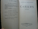 Cahiers 1906-1951.. A. de Chateaubriant