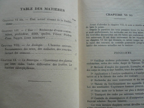 De la Baguette de Coudrier aux Détecteurs du Prospecteur. Méthode scientifique de contrôle de toutes les ondes de la nature. L'Eau - La Zoologie - La ...