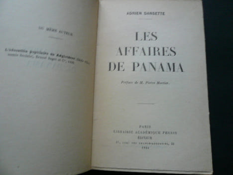Les Affaires de Panama. 3e éd. . Adrien Dansette. Préface de Pierre Mortier.