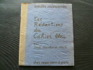 Les Rédactions du Cahier Bleu. Inédits manuscrits. . Jean GUICHARD-MEILI