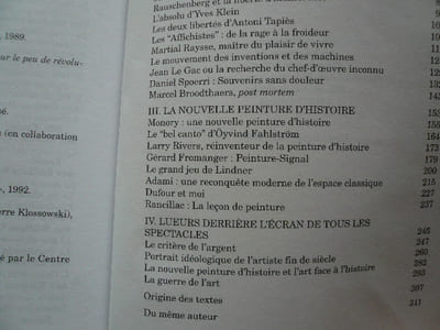 Le monde est un tableau. Textes sur l'art moderne et d'avant-garde.