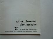 Gilles Ehrmann photographe. Catalogue d'exposition Théâtre maison de la culture de Caen. 1965 par Gilles Ehrmann - Image 2