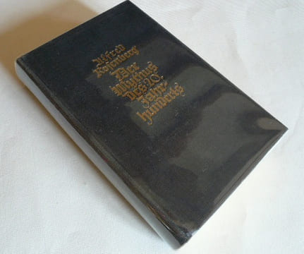 Der Mythus des 20. Jahrhunderts. Eine Wertung der seelisch-geistigen Gestaltenkämpfe unserer Zeit.  Mit Stempel "ALFRED ROSENBERG SPENDE FUR DIE ...
