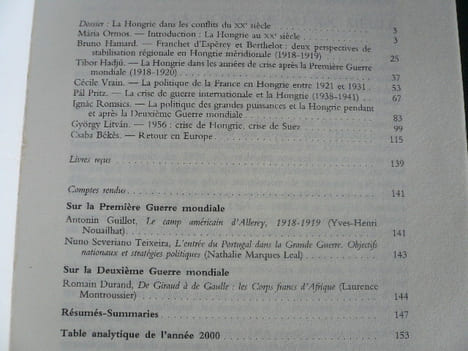 Revue d'histoire n°200. Guerres mondiales et conflits contemporains. La Hongrie dans les conflits du XXe siècle.. Revue d'histoire. Collectif.