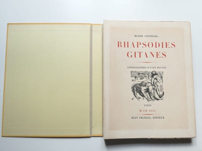 Rhapsodies Gitanes. Lithographies d'Yves Brayer.