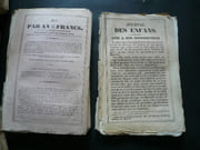 JOURNAL DES ENFANTS.  Réunion de 5 années consécutives, allant de la 2e à la moitié de la 7e année (juillet 1833 à décembre 1838). Seul manque le Premier Numéro de la 3e Année.  On ajoute la première moitié de la 13e année Juillet 1844 - Décembre 1844. par Publié sous le patronage de S.M. la Reine de Wurtemberg. Textes de J. Janin, Michel Raymond, Mme Sophie Gay, Ch. Lautour-Mézeray, James Rousseau, Ernest Fouinet, Laurent de Jussieu, Ed. Bergounioux, Mis Maria-Fitz-Clarens (pseud. Eugénie Foa), Anatole Laborie, Edmond de Fontaines, André Jauffret, Bel. Williamson, Jean May,  Ernestine Clouet, Léon Guérin, De Barante, Emile Marco de Saint-Hilaire, A. Jadin, Eléonore de Vaulabelle, Rosier, Emile Cabanon, Maurice Alhoy, M. A. Bréant, Alex. Dumas, Amédée Pichot, Amédée Pichot, etc.  - Image 8