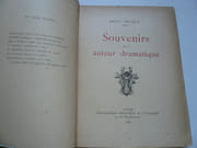 Souvenirs d'un auetur dramatique.  par BECQUE Henry - Image 4