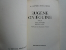 Eugène Oniéguine. Alexandre Pouchkine. Préface de Stanislas Fumet