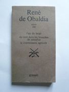 Théâtre II : L'air du large.  Du vent dans les branches de Sassafras. Le cosmonaute agricole. par René de Obaldia - Image 1