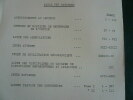 Liste Bibliographique des travaux. Années 1958 à 1962. Tome 1. Chercheurs en service à l'O.R.S.T.O.M.. Collectif, sans mention d'auteur.