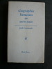 Géographies humaines & autres textes. La Font Secrète, V.. Joël Cornuault