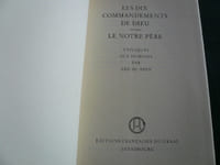 Les dix commandements de Dieu. Le Notre-Père
