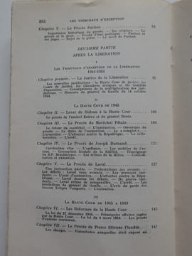Les Tribunaux d'exception 1940-1962. Yves-Frédéric Jaffré