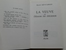 La Veuve ou l'Histoire des châtiments.. Marcel Montarron