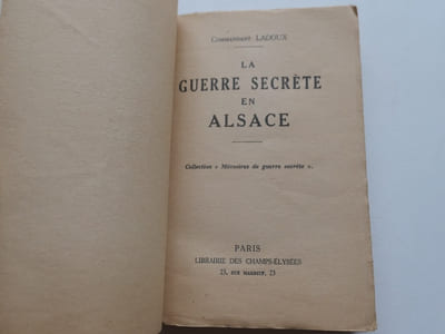 La guerre secrète en Alsace