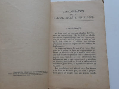 La guerre secrète en Alsace