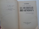 La conjuration d'Alger. Suite française. La Querelle des Généraux. . Chamine