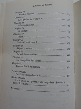 L'homme de l'ombre. Eléments d'enquête autour de Jacques Foccart, l'homme le plus mystérieux et le plus puissant de la Ve République.. Pierre Péan