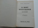 La mort d'Ivan Illitch. Le Diable. . Léon Tolstoï. Traduction de R. Hofmann