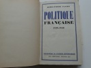 Politique française 1919-1940. Pierre-Etienne Flandin