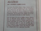 Demain en Algérie. Alfred Fabre-Luce