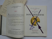Sous le signe de Don Quichotte. Liste des grands vins. 1953 par Illustrations de Léo Gischia, ornements d'Alfred Latour. - Image 2
