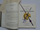 Sous le signe de Don Quichotte. Liste des grands vins. 1953. Illustrations de Léo Gischia, ornements d'Alfred Latour.