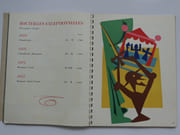 Sous le signe de Don Quichotte. Liste des grands vins. 1953 par Illustrations de Léo Gischia, ornements d'Alfred Latour. - Image 5