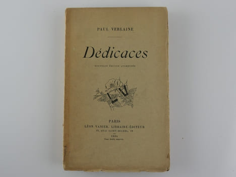 Dédicaces. Nouvelle édition augmentée.. Paul VERLAINE