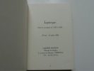 Charles LAPICQUE - OEUVRES SUR PAPIER de 1945 à 1961.. Charles LAPICQUE. Texte de François Lapicque et Jean Lescure