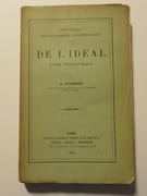 De l'idéal. Etude philosophique par A. Ricardou - Image 1