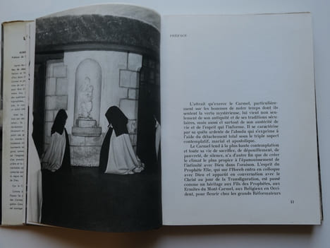 Le Carmel. Carmélites et Carmes. . Robert Serrou. Photographies de Pierre Vals. Préface de son Eminence le Cardinal Piazza.