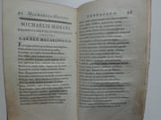 Antonius ARENA : Provincialis de bragardissima villa de Soleriis, ad suos compagnones, qui sunt persona friantes, bassas dansas et bralos praticantes, nouvellos perquam plurimos mandat. A la suite : Remi BELLEAU:  Poème macaronique ( Poema Macaronicum de Bello Huguenotico) - Michel MORIN - Michaelis Morini Grandissimiviri Funestissimus Trepassus. Carmen Macaronicum par Antoine ARENE / Remi BELLEAU / Michel MORIN - Image 7