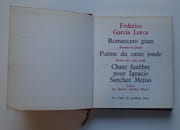 Poésies. Romancero gitan. Poème du cante Jondo. Chant funèbre pour Ignacio Sanchez Mejias. par Federico Garcia Lorca traductions d'A. Belamich, P. Darmangeat, J. Prévost et J. Supervielle. Postface de Mathilde Pomès. Photo-graphismes originaux d'Henry Cohen. - Image 2