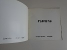 L'Affiche - Musée Cantini, janvier - mars 1957.. Collectif. Préface de Gaston Defferre. Notice du catalogue par Danièle Giraudy. 