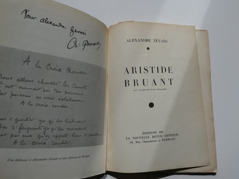 Aristide Bruant. Avec un portrait et un autographe.. Alexandre ZEVAES