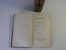 Mélanges de littérature publiés par J-B-A Suard. Jean-Baptiste-Antoine Suard