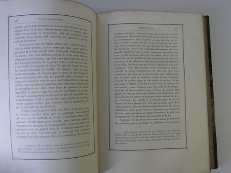 Texte primitif des Lettres Provinciales de Blaise Pascal. D'après un exemplaire in-4 (1656-1657) où se trouvent des corrections en écriture du temps. ...