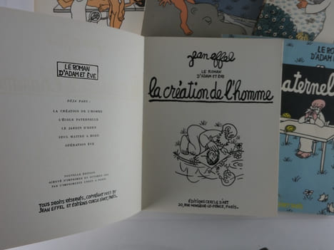 LE ROMAN D'ADAM ET EVE. Réunion des 5 albums de cette série : La création de l'homme - L'école paternelle - Le jardin d'Eden - Seul maître à bord - ...