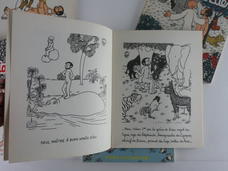 LE ROMAN D'ADAM ET EVE. Réunion des 5 albums de cette série : La création de l'homme - L'école paternelle - Le jardin d'Eden - Seul maître à bord - ...