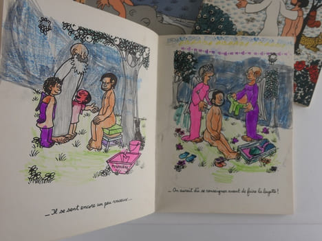 LE ROMAN D'ADAM ET EVE. Réunion des 5 albums de cette série : La création de l'homme - L'école paternelle - Le jardin d'Eden - Seul maître à bord - ...