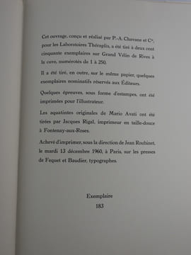 La Médecine Arabe. Aquatintes originales de MARIO AVATI. Roger ARNALDEZ - Mario AVATI