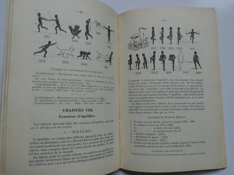 Traité de gymnastique. Gymnastique enfantine avec Répertoire de mouvements et Leçons journalières (6-8 ans).. J.G. Thulin. Ouvrage traduit et adapté ...
