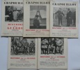 Le Crapouillot. Histoire de la guerre 1939-1945. En 5 numéros. COMPLET. . Le Crapouillot. Magazine non-conformiste. Jean Galtier-Boissière et Ch. ...