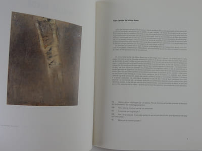 BOKOR. Réunion de 3 cat. d'exposition 1.Miklos Bokor Peinture. Entretien Yves Bonnefoy. Texte de Bernard Blatter. Galerie Lambert Rouland, Exposition du 6 mai au 30 septembre 1998 32p.). 2. Miklos Bokor - Peinures Galerie Lambert-Rouland, 14 mai - 27 juillet 1991 (impression sur papier Bible). Complet du carton d'invitation. 3. Tableaux récents de Miklos Bokor, par Yves Bonnefoy.